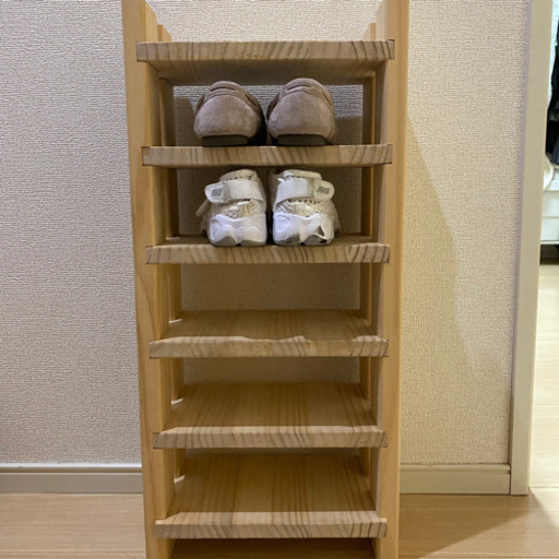 DIY 子ども用シューズラック