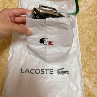 ベルト(ラコステ)新品の画像