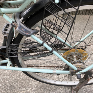 6月28日(月)まで！自転車　ミントカラー　パステルカラーの画像