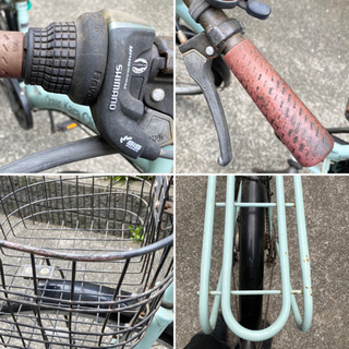 6月28日(月)まで！自転車　ミントカラー　パステルカラーの画像