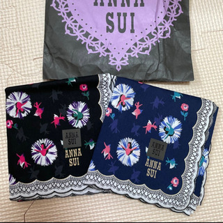 新品未使用【ANNA SUI】ハンカチ2枚セット