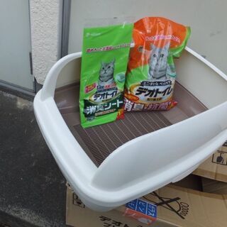 ペット用品 猫トイレ ユニチャーム デオトイレ 消臭抗菌サンド&...