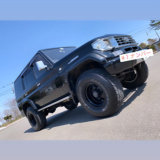 トヨタランドクルーザープラド　78プラド　ヒッチ付き　1ナンバー