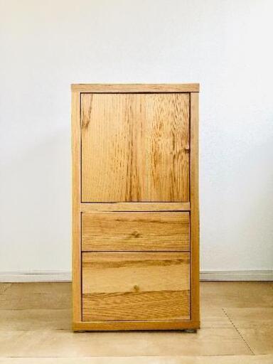 【美品】イケアIKEA　木製　ラック　引き出し付き