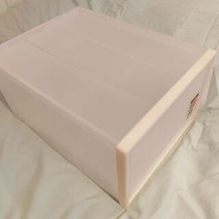 【お譲りします】無印の収納ケース引出付大の画像