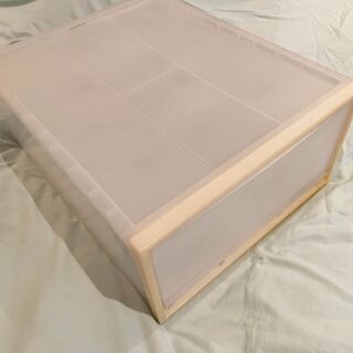 【お譲りします】無印の収納ケース大2個セットの画像