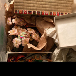 ✅【美品】高級京雛40号🎎🎎大きな雛人形七段雛飾40号スチール棚付限定値下げ中☺️の画像