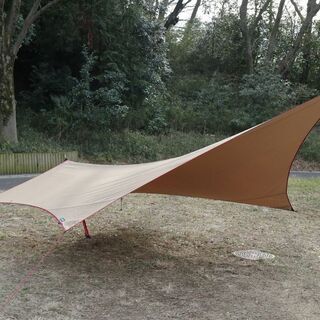決まりました！テントマーク　ムササビウィング 13ft　タープ