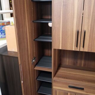 【美品】ニトリ　シューズBOX (サンレモ2 73H MBR)の画像