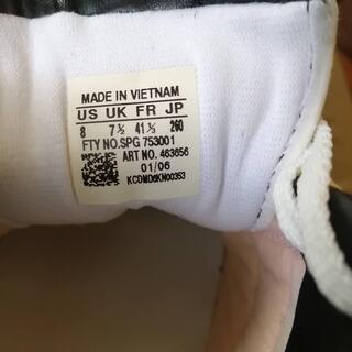 サッカー、フットサルシューズ　adidas 26.0の画像