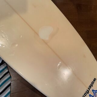 サーフボード　リペアあり　ケース、フィンつき 引き取りいただける方の画像