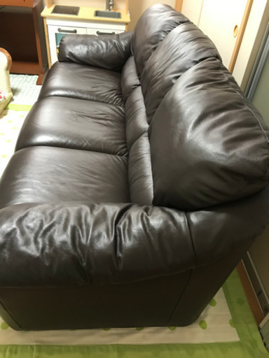 取引中【極上高級品】元値9万円　3人掛けソファー　