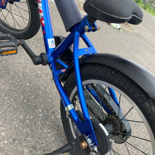 【受け渡し者決定済】自転車　子供16インチ　補助輪付き　アサヒ★の画像