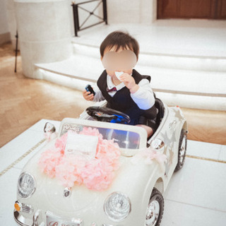 【装飾込み♡すぐ使える！】ラジコンカー　乗用　結婚式　リングボーイ　ポルシェの画像