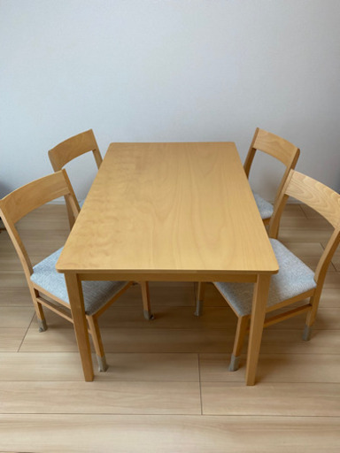 ダイニングテーブル　4人掛けセット