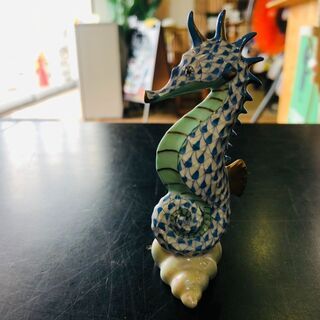 【愛品館市原店】HEREND ヘレンド タツノオトシゴ フィギュリンの画像