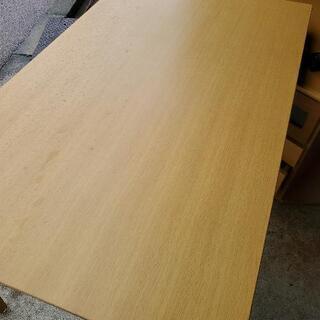 訳あり!ナチュラル ダイニングテーブル幅135㎝の画像