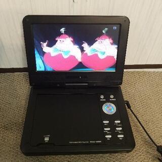 ポータブルDVDプレーヤー 9インチ ブラック TMY PDVD-S906Kの画像