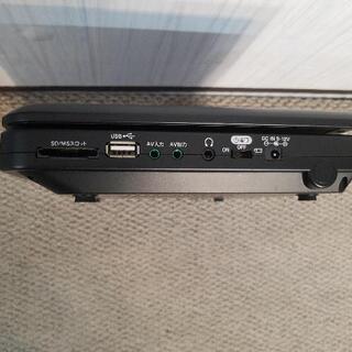 ポータブルDVDプレーヤー 9インチ ブラック TMY PDVD-S906Kの画像