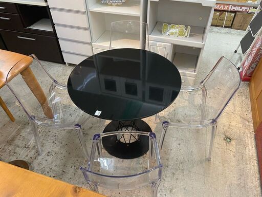 【愛品館 江戸川店】イサム・ノグチ　サイクロンテーブル　リプロダクト　ダイニングテーブル5点セット　ID:158-011230-007