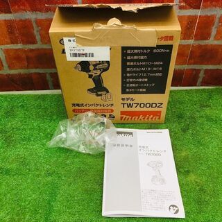 マキタ makita TW700DZ インパクトレンチ【リライズ野田愛宕店】【店頭取引限定】【未使用】【管理番号：ITN5FSIY3DE8】の画像