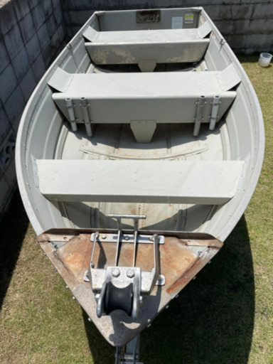 アルミボート　トレーラー　エンジン　魚探