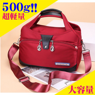 オックスフォードクロス使用ショルダーバッグ
