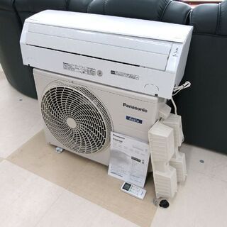 札幌市清田区 パナソニック/Panasonic ルームエアコン Eolia/エオリア CS-228CFR(室外機：CU-F228C) 冷房6～9畳/暖房5～6畳 18年製 通電確認済