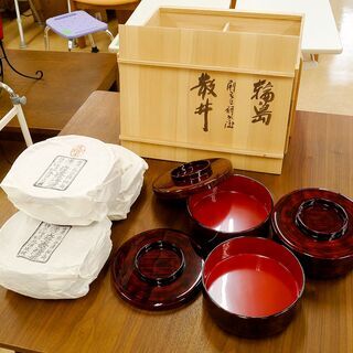 輪島塗　菓子皿　北濱　清鳳堂　5枚組 輪島塗菓子皿北濱清鳳堂5枚組