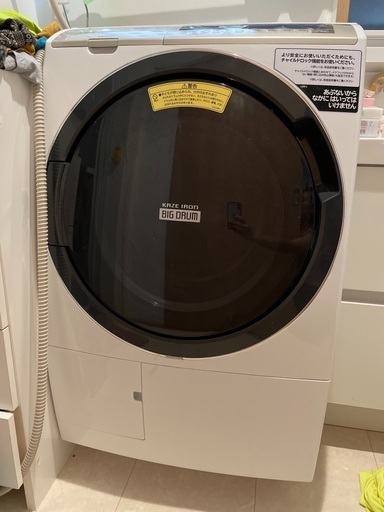 ドラム式洗濯乾燥機　11キロ 日立 bd sv110
