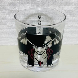 ワンピース　ミホーク　コップ　一番くじ　ガラスコップ