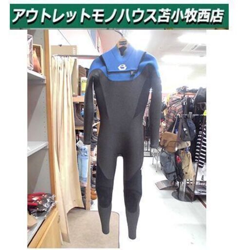 BEWET ビーウェット セミドライ 5㎜ ウェットスーツ SURFBOARD BANK限定 BEWET ビーウェット T4ZIP 5/3MM 22-23