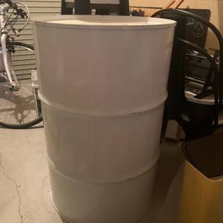 白いドラム缶ハイテーブル立ち飲みスタンド用に！