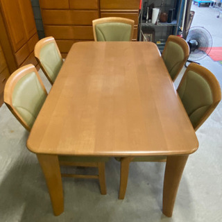 根強い人気!!高級家具 カリモク chitano チターノ ダイニングテーブル+椅子×5脚セット 格安配送もご相談ください!!