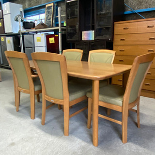 根強い人気!!高級家具 カリモク chitano チターノ ダイニングテーブル+椅子×5脚セット 格安配送もご相談ください!!