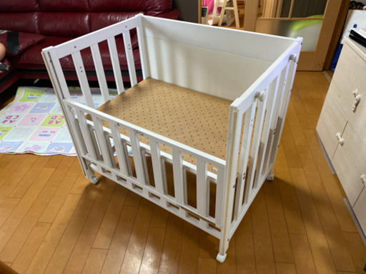 日本製の5倍使える5WAYミニベビーベッド石崎家具