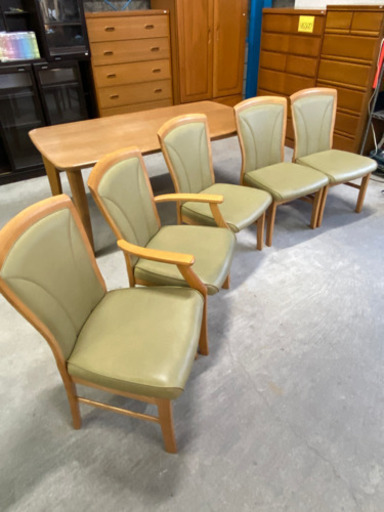 根強い人気!!高級家具 カリモク chitano チターノ ダイニングテーブル+椅子×5脚セット 格安配送もご相談ください!!