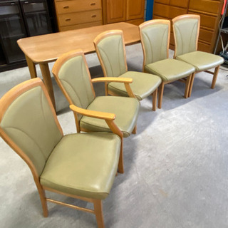 根強い人気!!高級家具 カリモク chitano チターノ ダイニングテーブル+椅子×5脚セット 格安配送もご相談ください!!