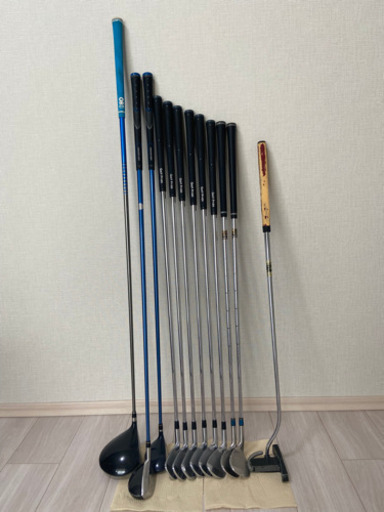Admiralキャディバッグ　クラブ12本セット