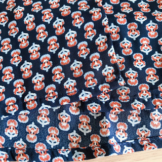 【定価 6,490 円】☆新品☆レイカズン 難あり 小紋柄開襟ノースリワンピースの画像