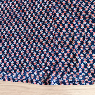 【定価 6,490 円】☆新品☆レイカズン 難あり 小紋柄開襟ノースリワンピースの画像