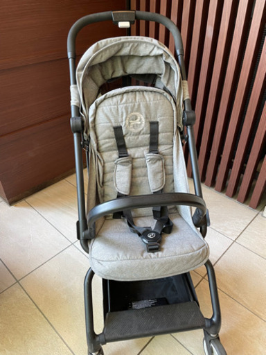 cybex EEZY S ／ サイベックス イージーS 【マンハッタングレー】純正バンパー&レインカバー付き