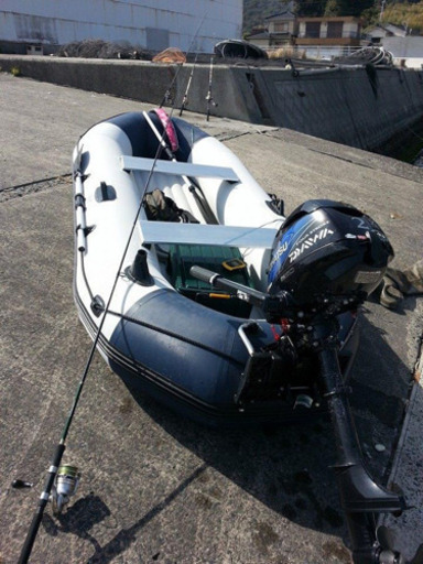 釣り用 2人乗りゴムボート