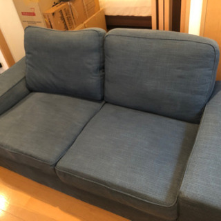 IKEA ２人掛けソファ　無料でお譲りします！