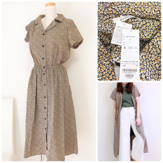 【定価 6,490 円】☆新品☆レイカズン 難あり 小花柄開襟ワ...