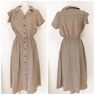 【定価 6,490 円】☆新品☆レイカズン 難あり 小花柄開襟ワンピースの画像