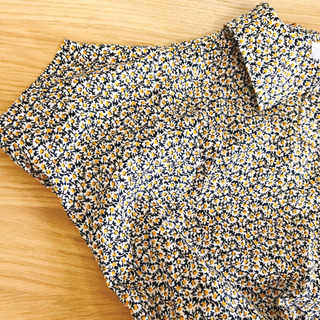 【定価 6,490 円】☆新品☆レイカズン 難あり 小花柄開襟ワンピースの画像