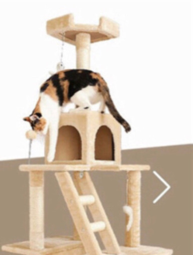 キャットタワー、新品未使用、④