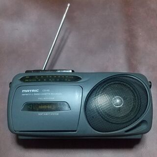 MATRIC ラジオカセットレコーダー　CS-K6