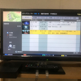 Panasonic テレビ+録画ハードディスクの画像